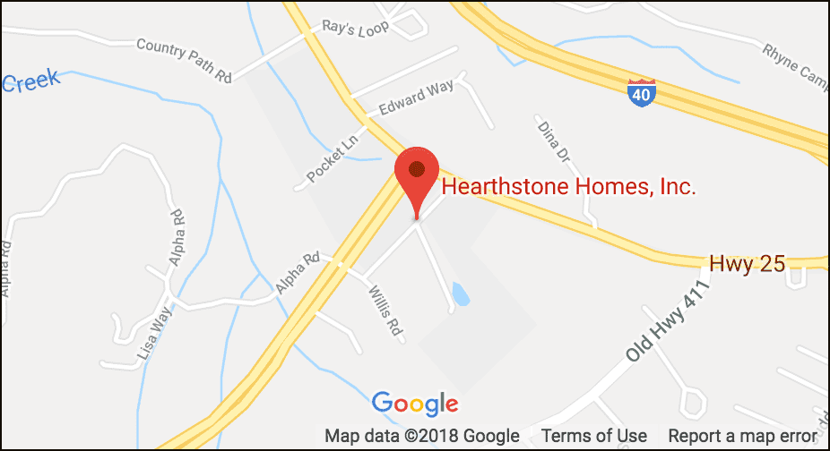 Contact %title% %sep% Hearthstone Homes little map Hearthstone Homes