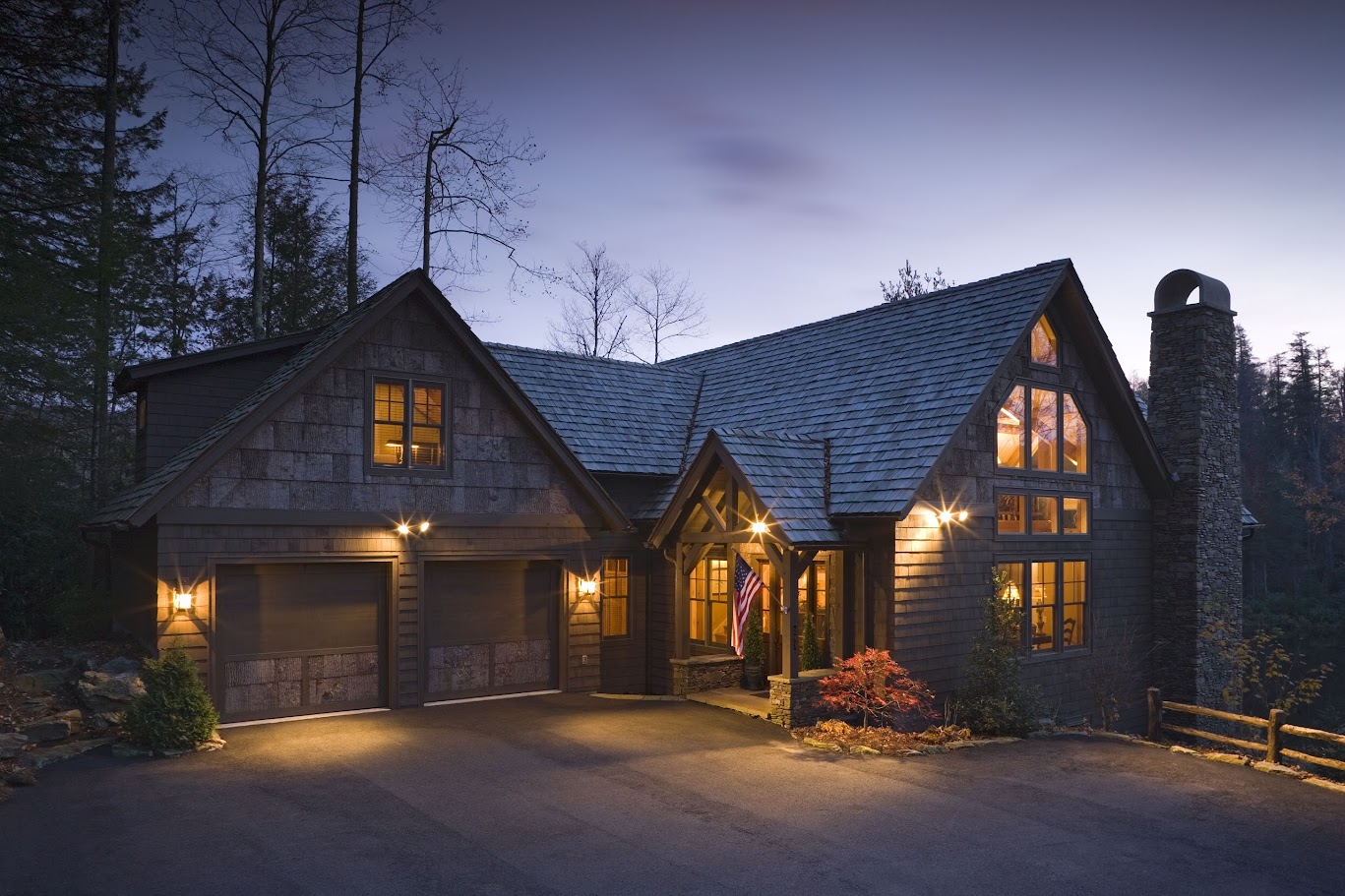 Parmalee Timber Frame lakefront retreat, Cashiers NC