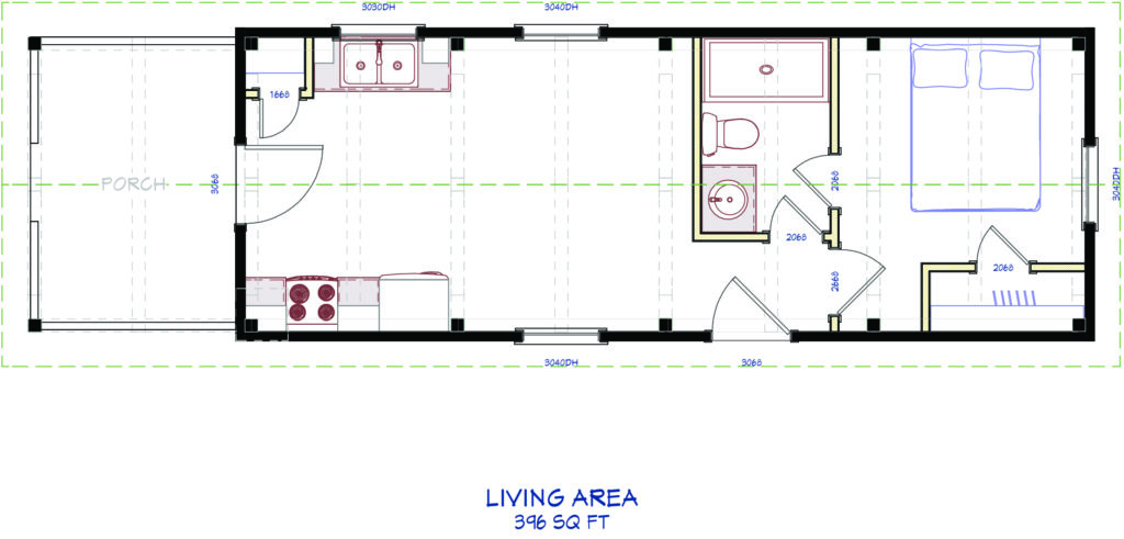 Hearthstone's New Tiny Home Design Floor Plan Hearthstone Homes