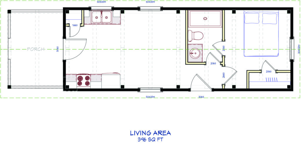 Hearthstone's New Tiny Home Design Floor Plan Hearthstone Homes Hearthstone's New Tiny Home Design Floor Plan Hearthstone Homes