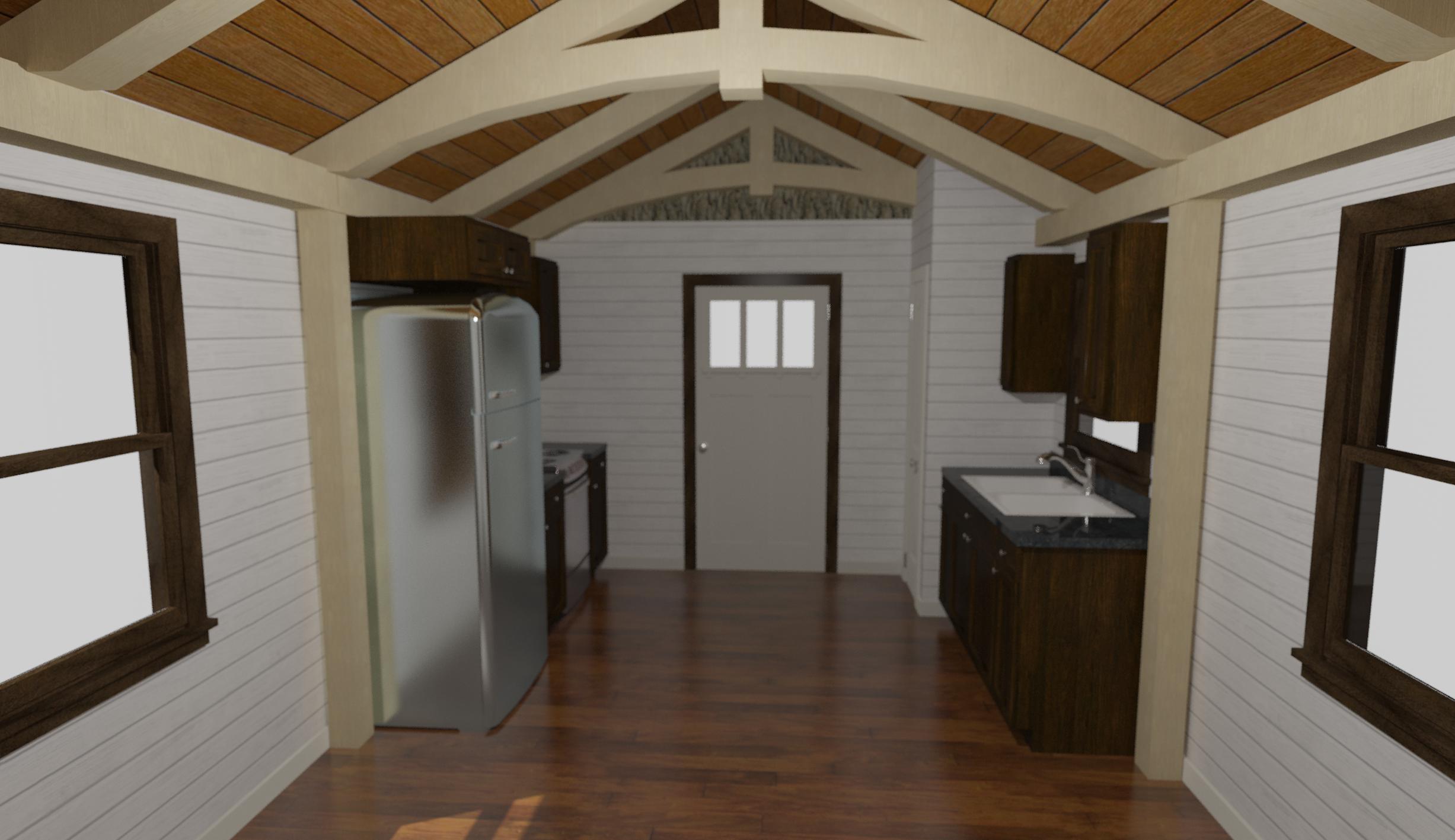 Hearthstone's New Tiny Home Design Kitchen View Hearthstone Homes Hearthstone's New Tiny Home Design Kitchen View Hearthstone Homes