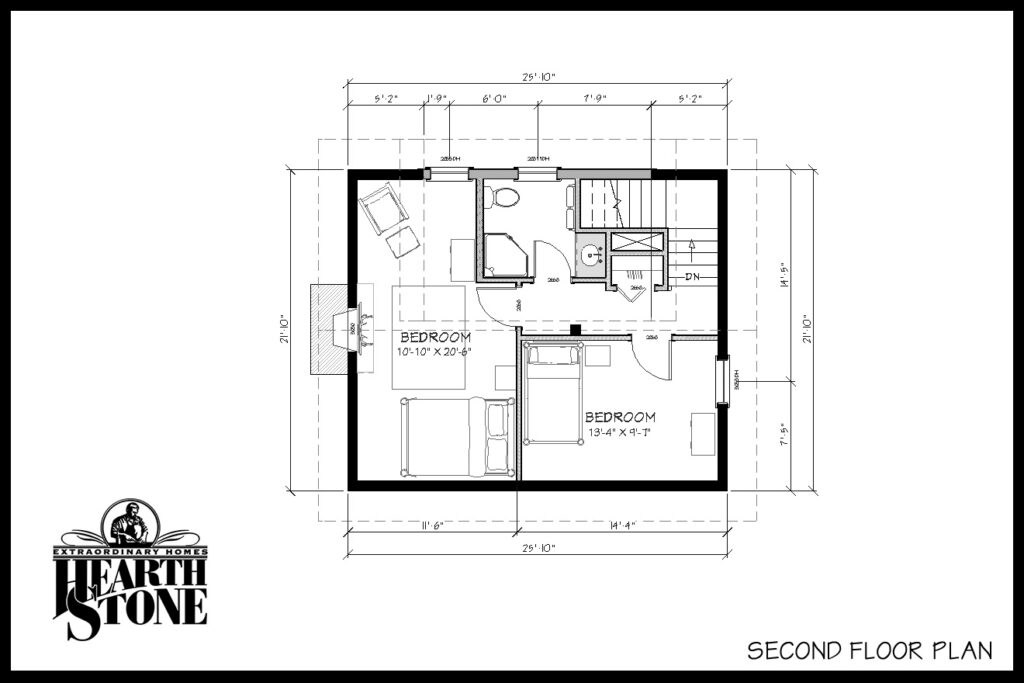 February Design Of The Month SecondFloorPlan Hearthstone Homes February Design Of The Month SecondFloorPlan Hearthstone Homes
